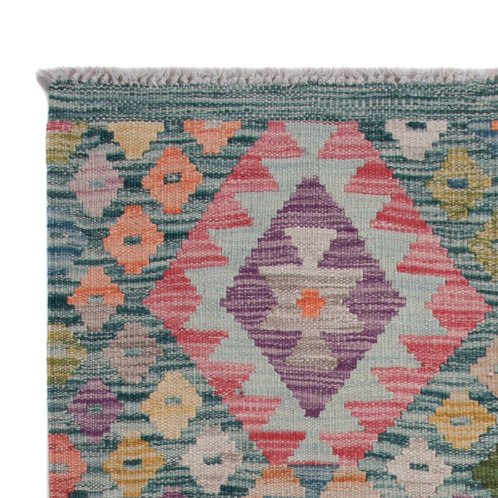 Dywan Kelim - Splash - 128 x 84 cm - wielokolorowy