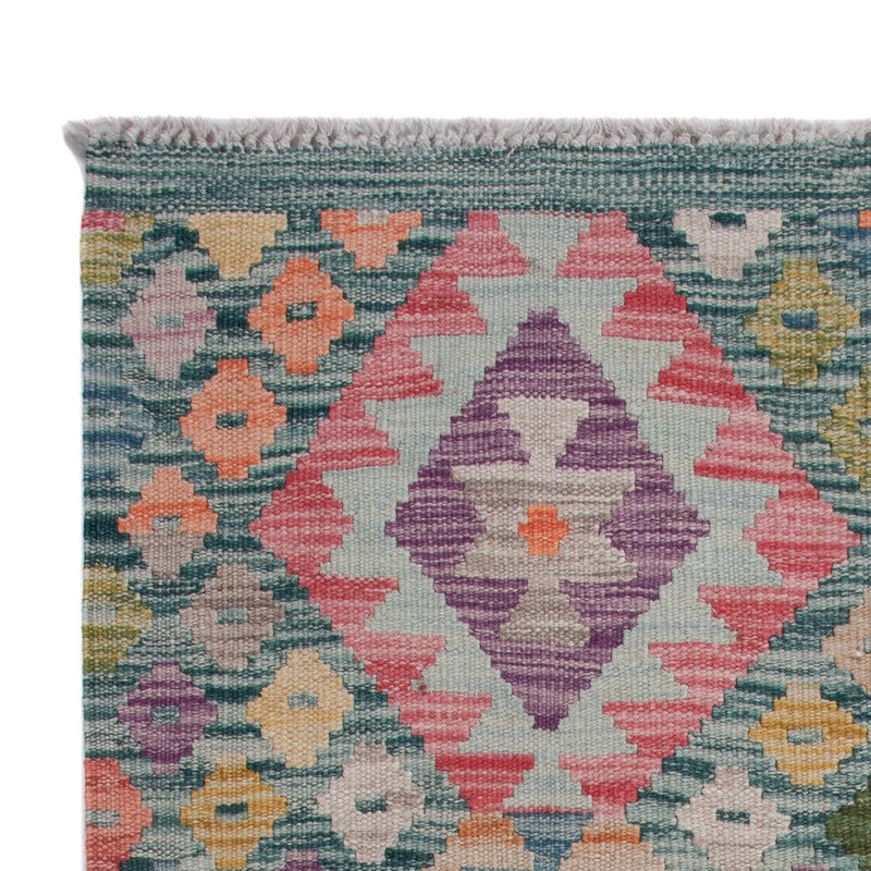 Dywan Kelim - Splash - 128 x 84 cm - wielokolorowy