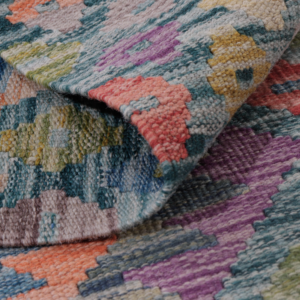 Dywan Kelim - Splash - 128 x 84 cm - wielokolorowy