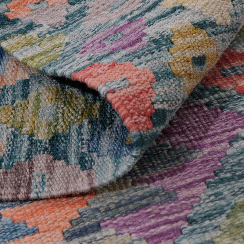 Dywan Kelim - Splash - 128 x 84 cm - wielokolorowy