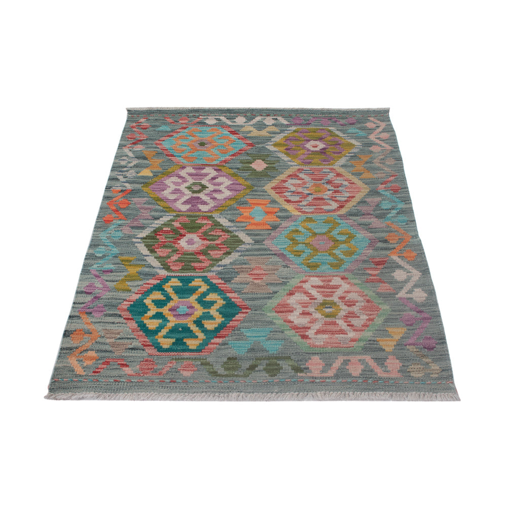 Dywan Kelim - Splash - 124 x 81 cm - wielokolorowy