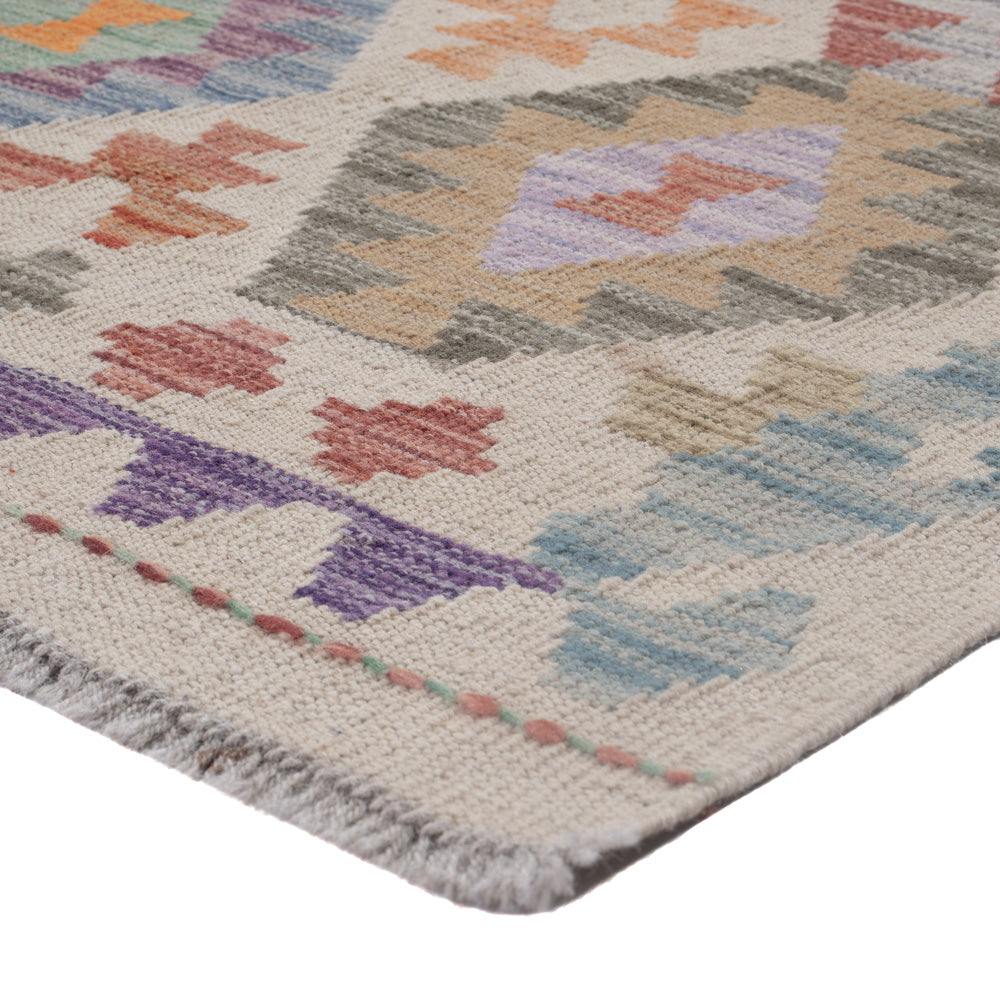 Dywan Kelim - Splash - 121 x 78 cm - wielokolorowy