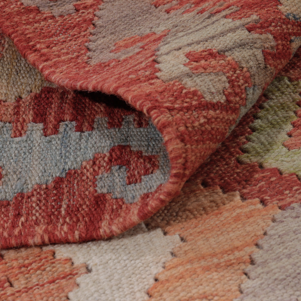 Dywan Kelim - Splash - 126 x 88 cm - wielokolorowy