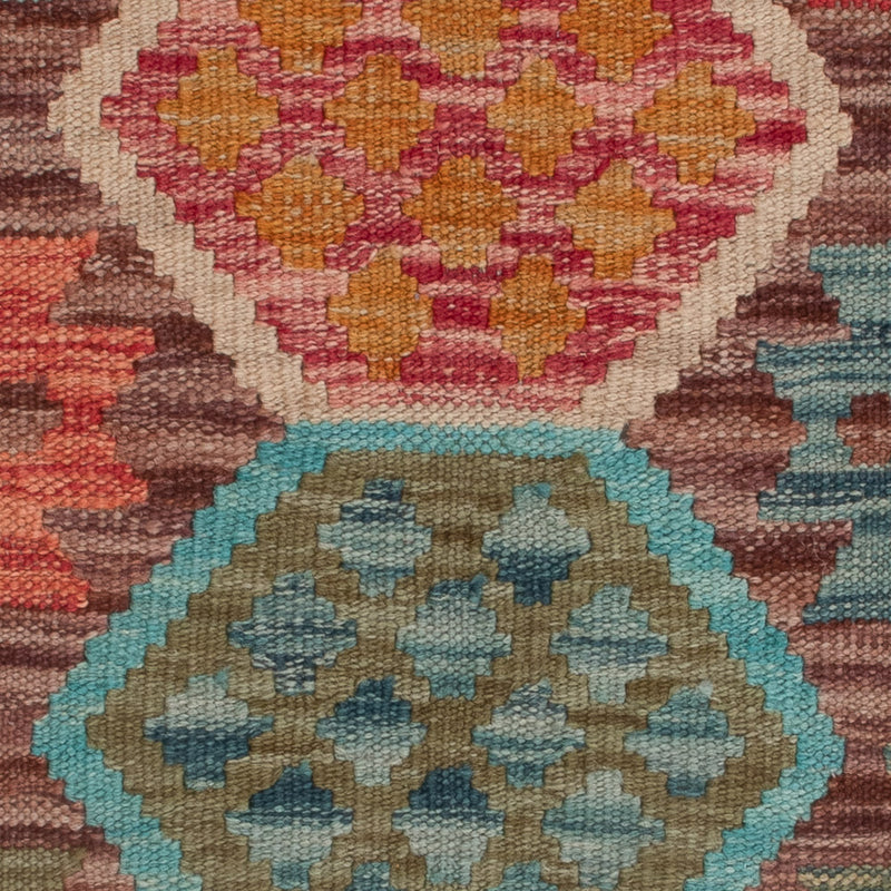 Dywan Kelim - Splash - 126 x 89 cm - wielokolorowy