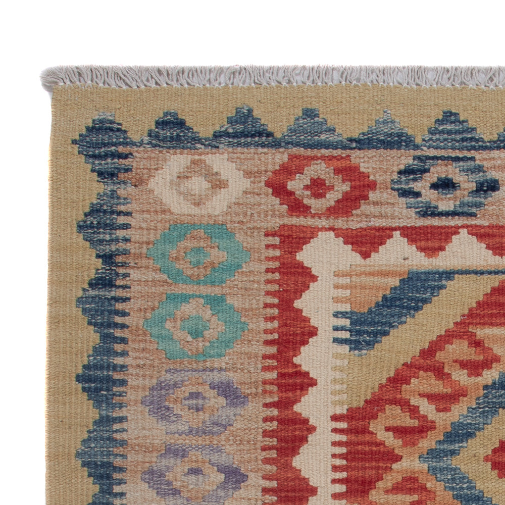 Dywan Kelim - Splash - 118 x 86 cm - wielokolorowy