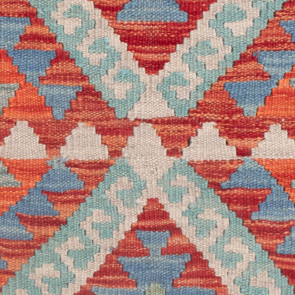 Dywan Kelim - Splash - 113 x 89 cm - wielokolorowy