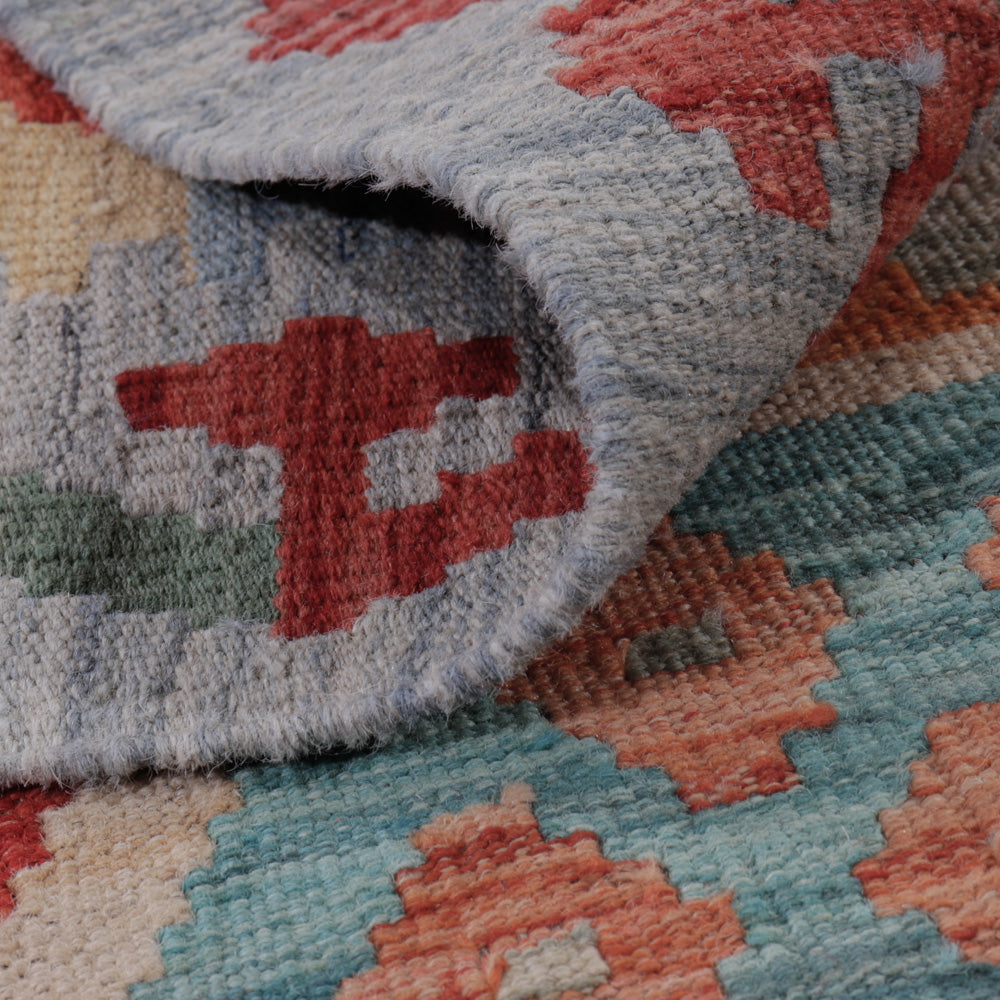 Dywan Kelim - Splash - 128 x 85 cm - wielokolorowy