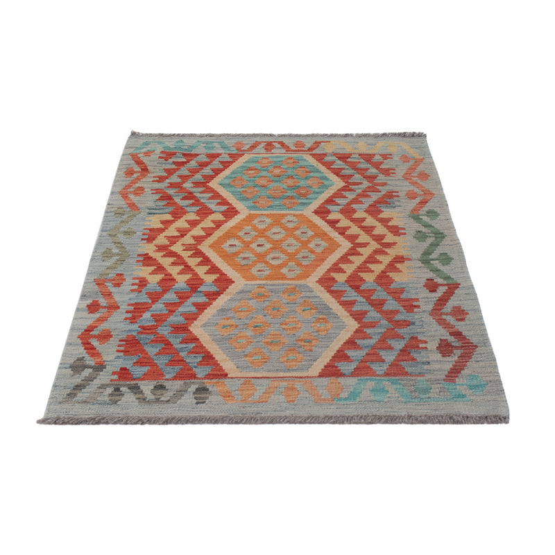 Dywan Kelim - Splash - 128 x 85 cm - wielokolorowy