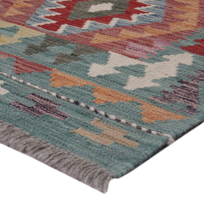 Dywan Kelim - Splash - 127 x 74 cm - wielokolorowy