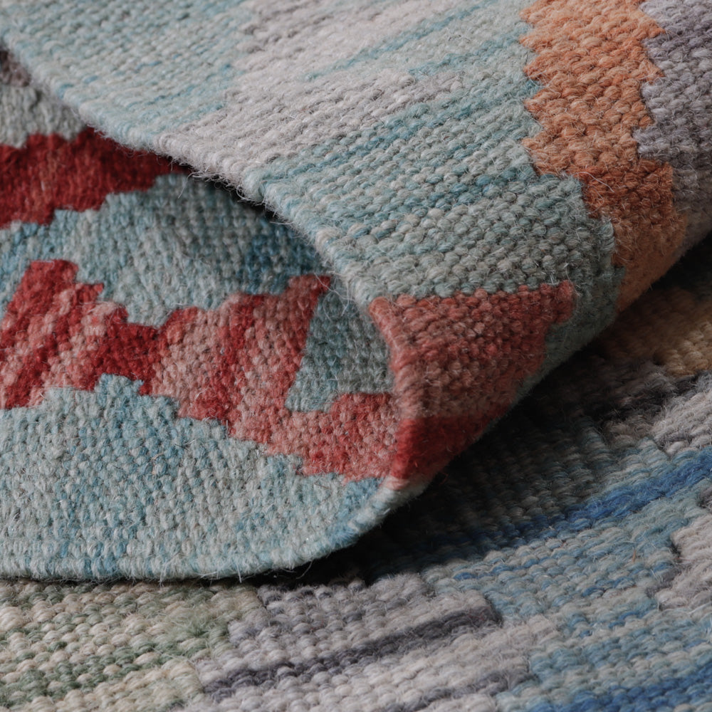 Dywan Kelim - Splash - 126 x 79 cm - wielokolorowy