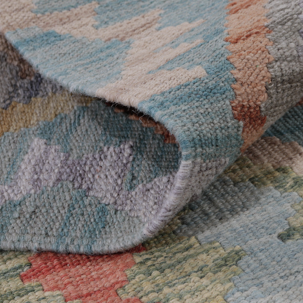 Dywan Kelim - Splash - 126 x 80 cm - wielokolorowy