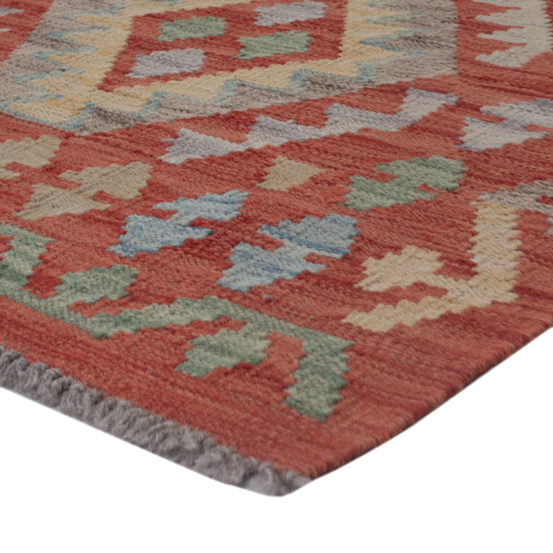 Dywan Kelim - Splash - 152 x 78 cm - wielokolorowy