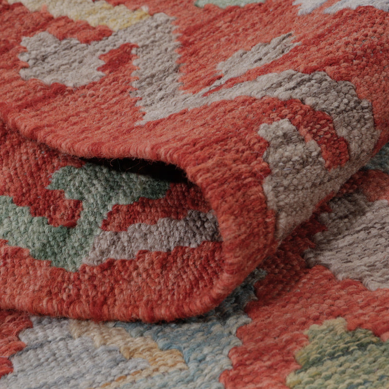 Dywan Kelim - Splash - 152 x 78 cm - wielokolorowy