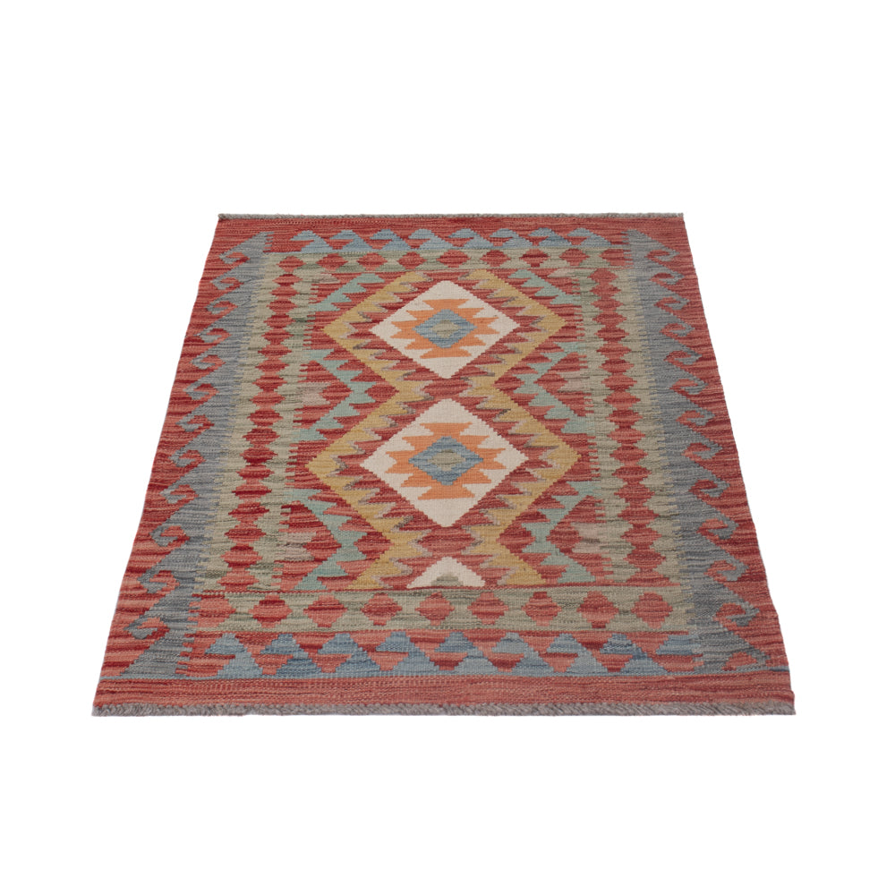 Dywan Kelim - Splash - 123 x 82 cm - wielokolorowy