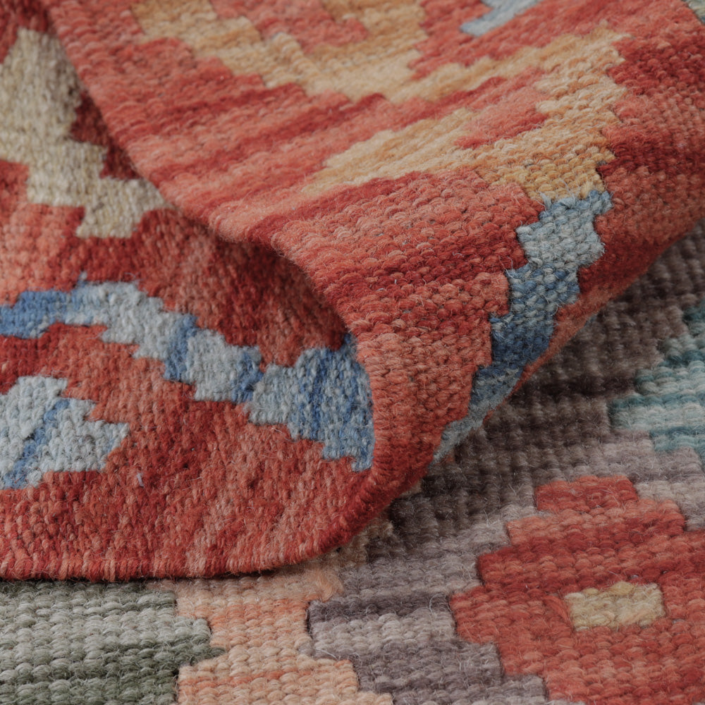 Dywan Kelim - Splash - 121 x 79 cm - wielokolorowy