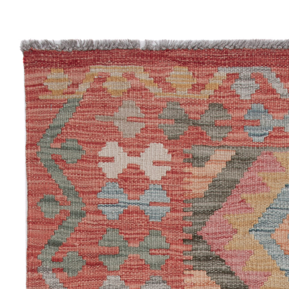 Kelim Teppich - Splash - 131 x 76 cm - mehrfarbig