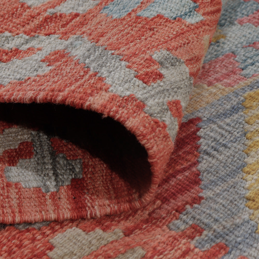 Kelim Teppich - Splash - 131 x 76 cm - mehrfarbig