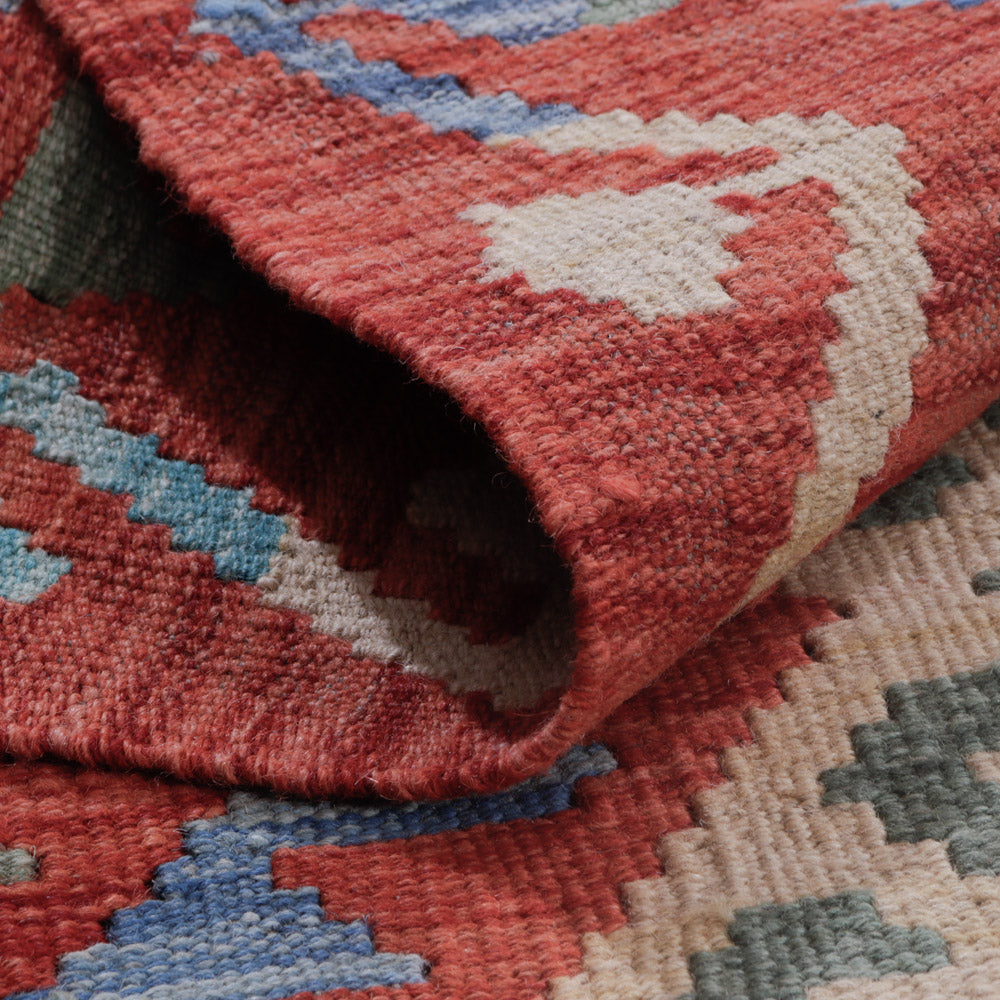 Kelim Teppich - Splash - 131 x 80 cm - mehrfarbig