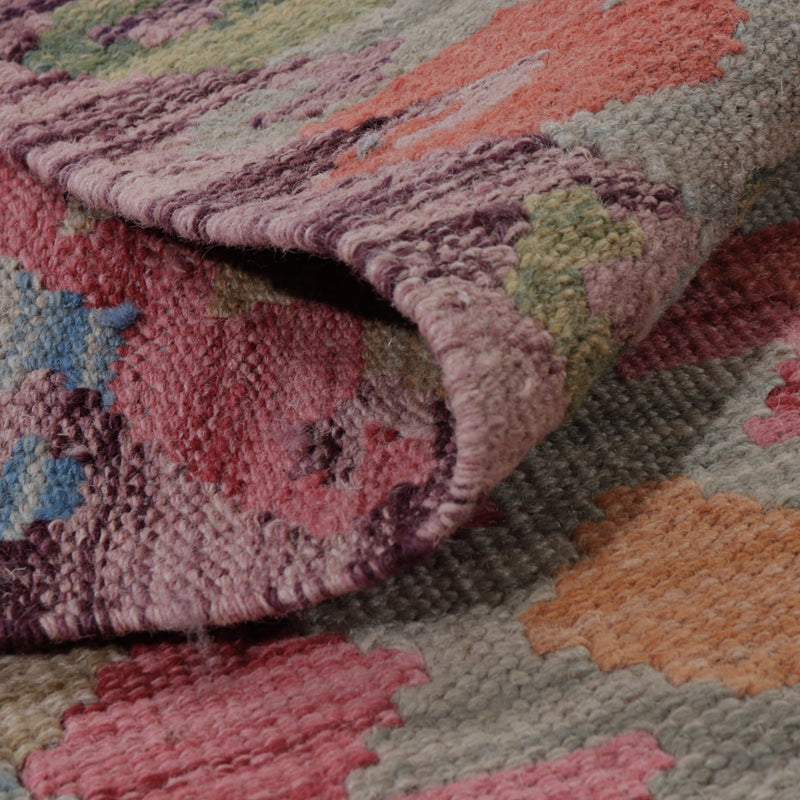 Dywan Kelim - Splash - 129 x 74 cm - wielokolorowy