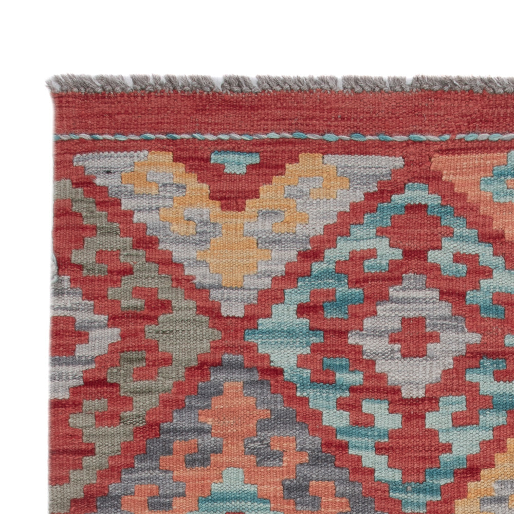 Dywan Kelim - Splash - 130 x 79 cm - wielokolorowy