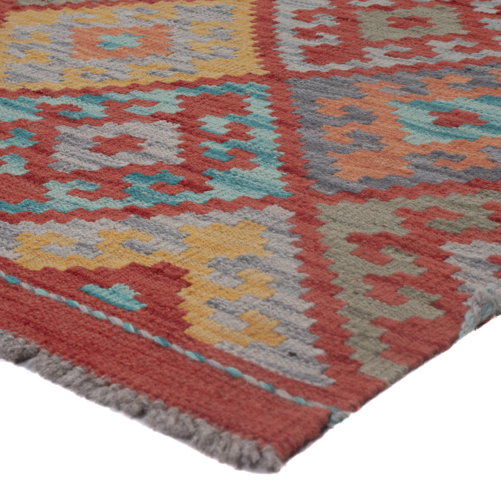 Dywan Kelim - Splash - 130 x 79 cm - wielokolorowy