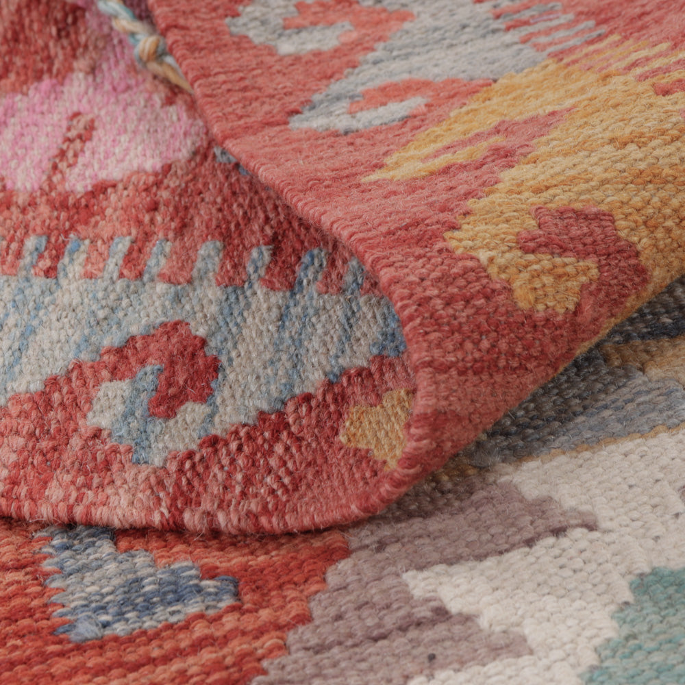 Dywan Kelim - Splash - 130 x 76 cm - wielokolorowy