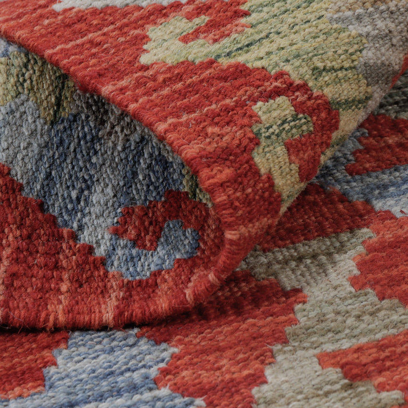 Kelim Teppich - Splash - 131 x 86 cm - mehrfarbig