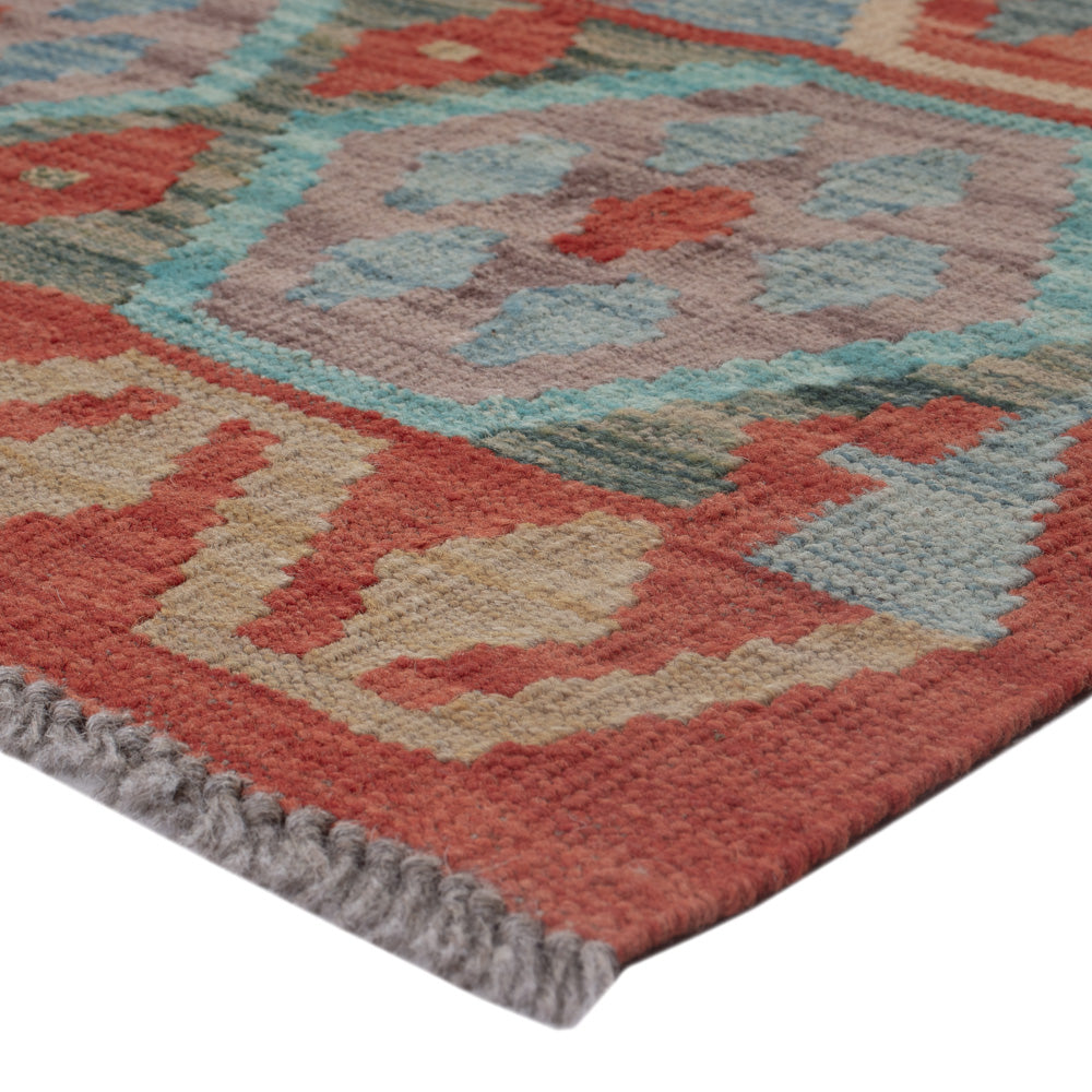 Dywan Kelim - Splash - 124 x 72 cm - wielokolorowy