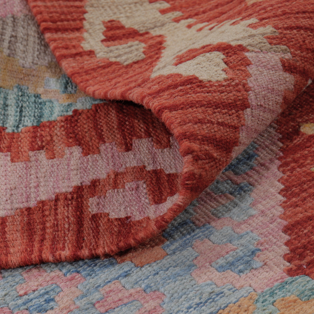 Dywan Kelim - Splash - 129 x 82 cm - wielokolorowy