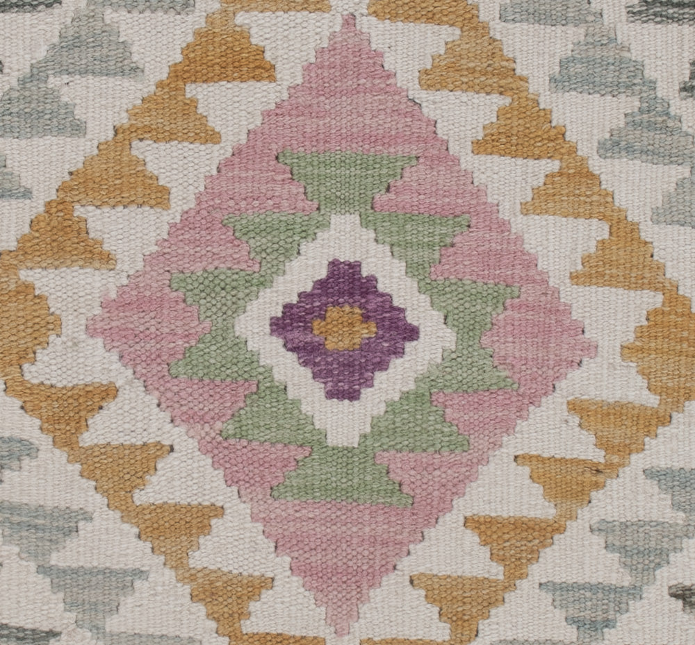 Kelim Teppich - Splash - 134 x 87 cm - mehrfarbig