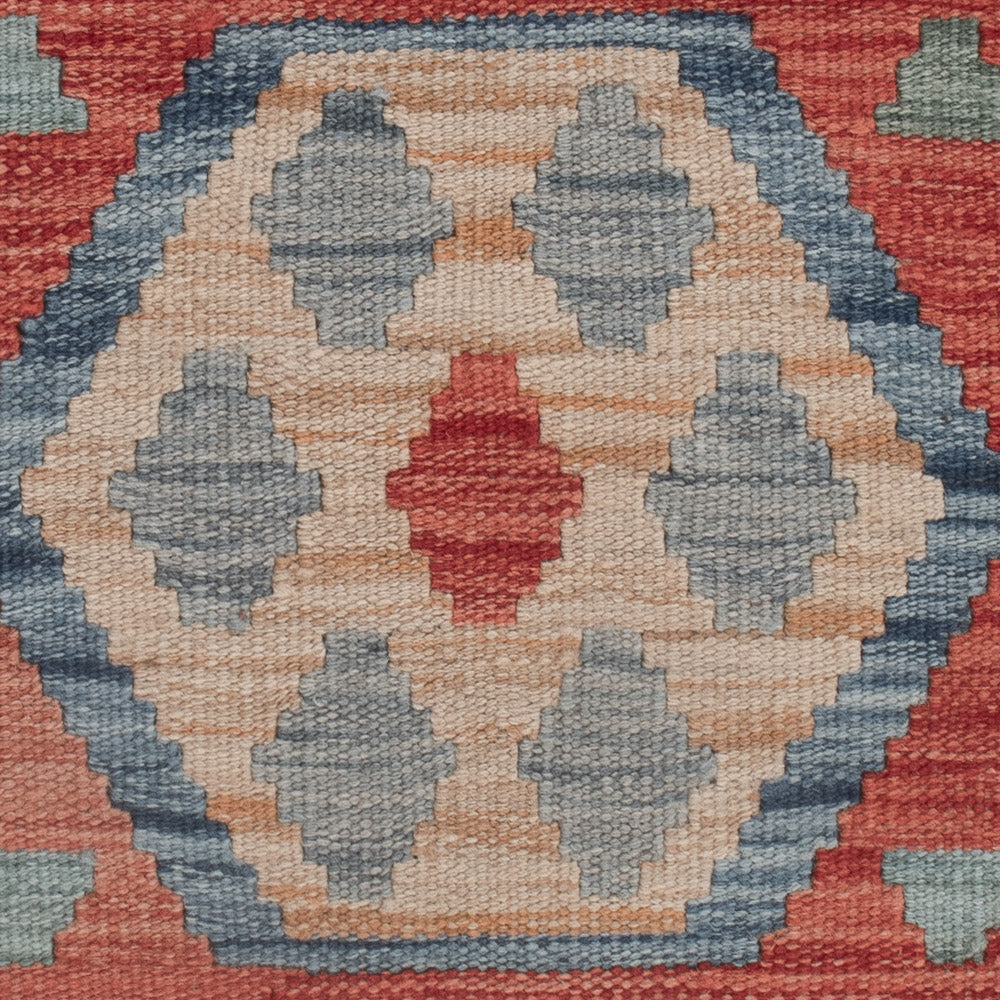 Kelim Teppich - Splash - 131 x 80 cm - mehrfarbig