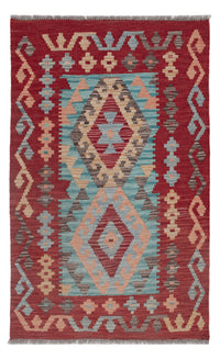 Kelim Teppich - Splash - 123 x 78 cm - mehrfarbig