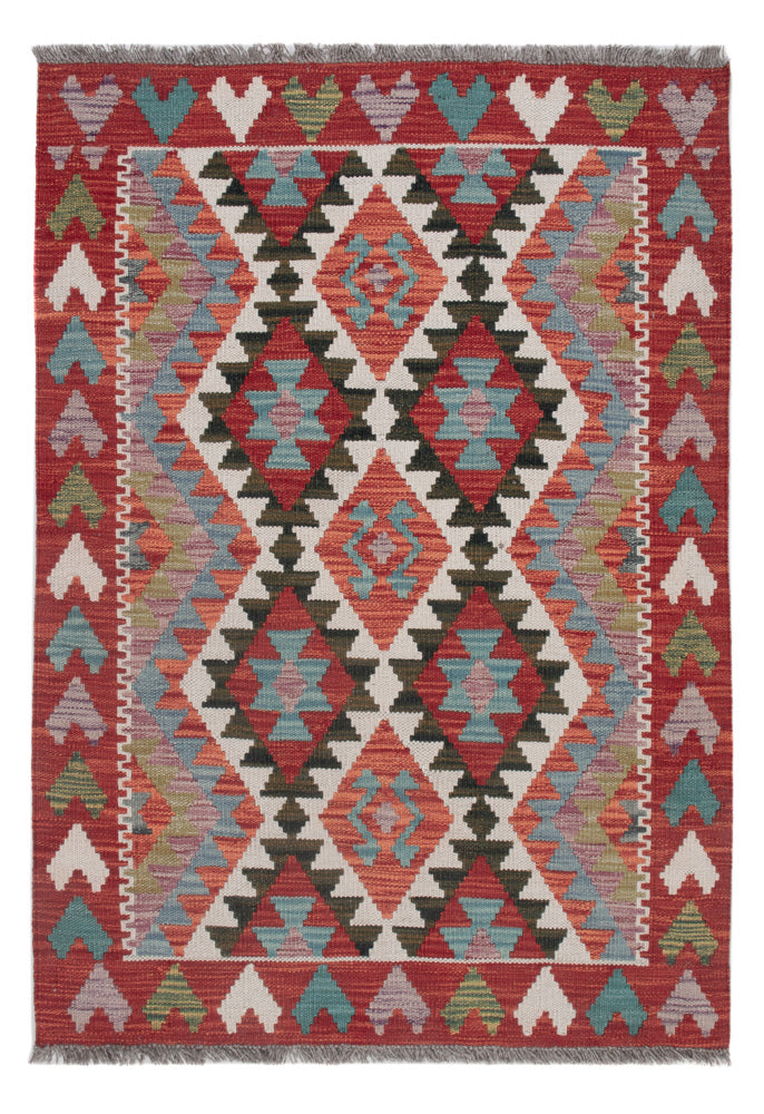 Dywan Kelim - Splash - 123 x 89 cm - wielokolorowy