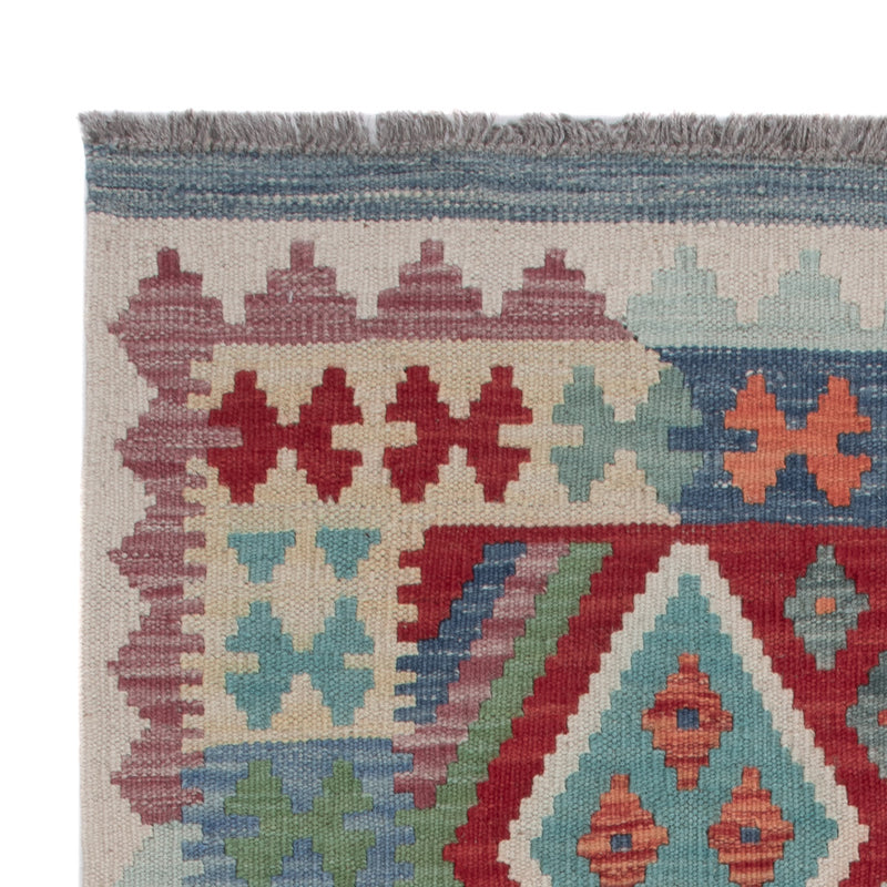 Kelim Teppich - Splash - 131 x 85 cm - mehrfarbig