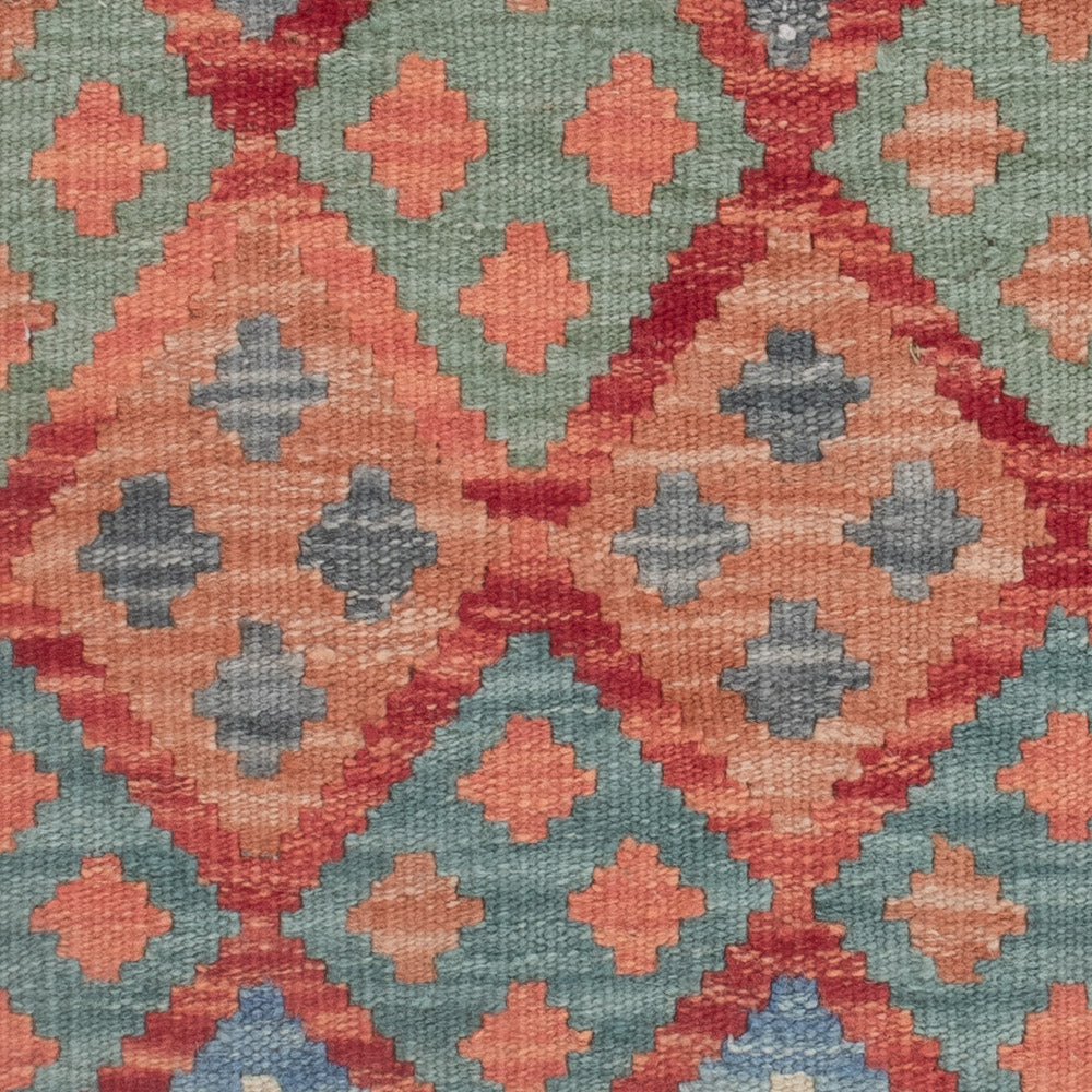 Dywan Kelim - Splash - 126 x 100 cm - wielokolorowy