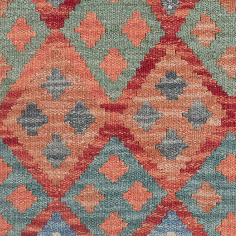 Dywan Kelim - Splash - 126 x 100 cm - wielokolorowy