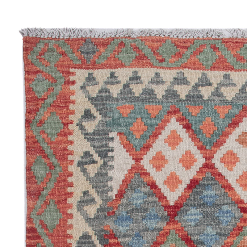Dywan Kelim - Splash - 126 x 100 cm - wielokolorowy