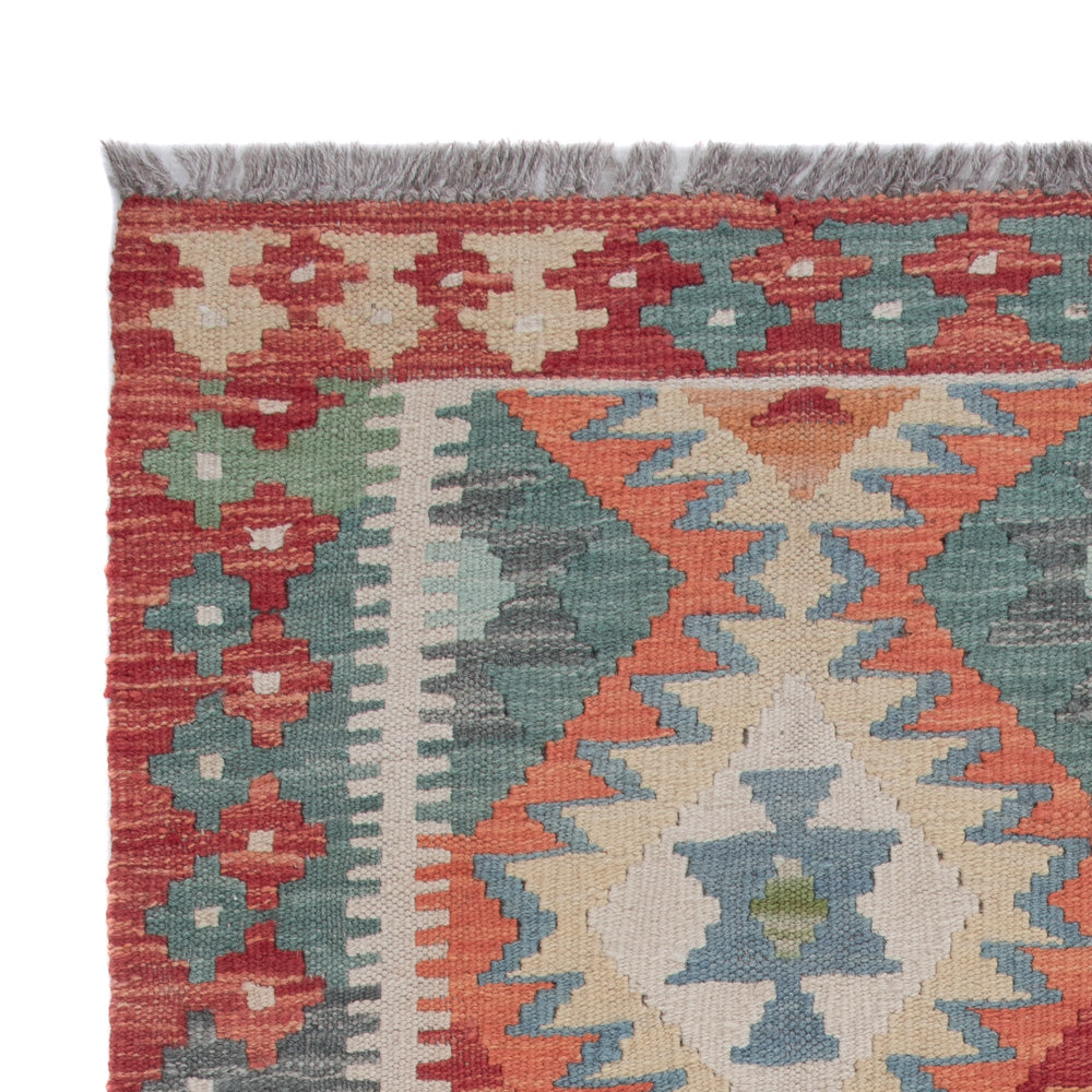 Dywan Kelim - Splash - 124 x 86 cm - wielokolorowy