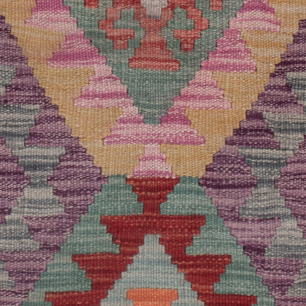 Dywan Kelim - Splash - 126 x 78 cm - wielokolorowy