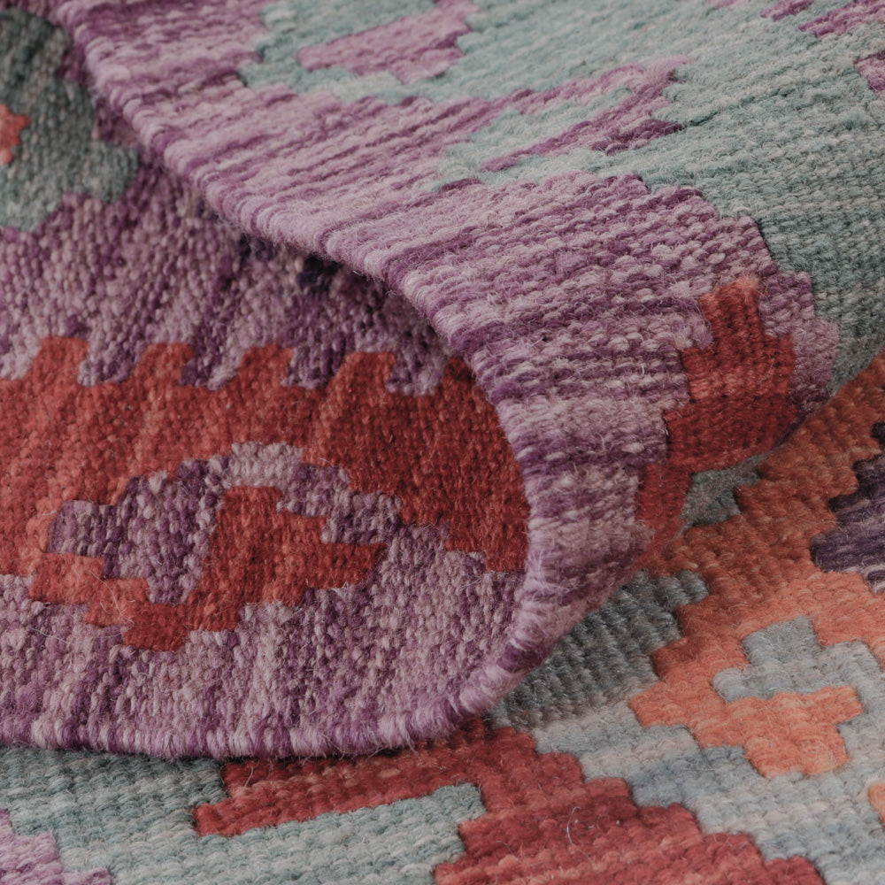 Dywan Kelim - Splash - 126 x 78 cm - wielokolorowy