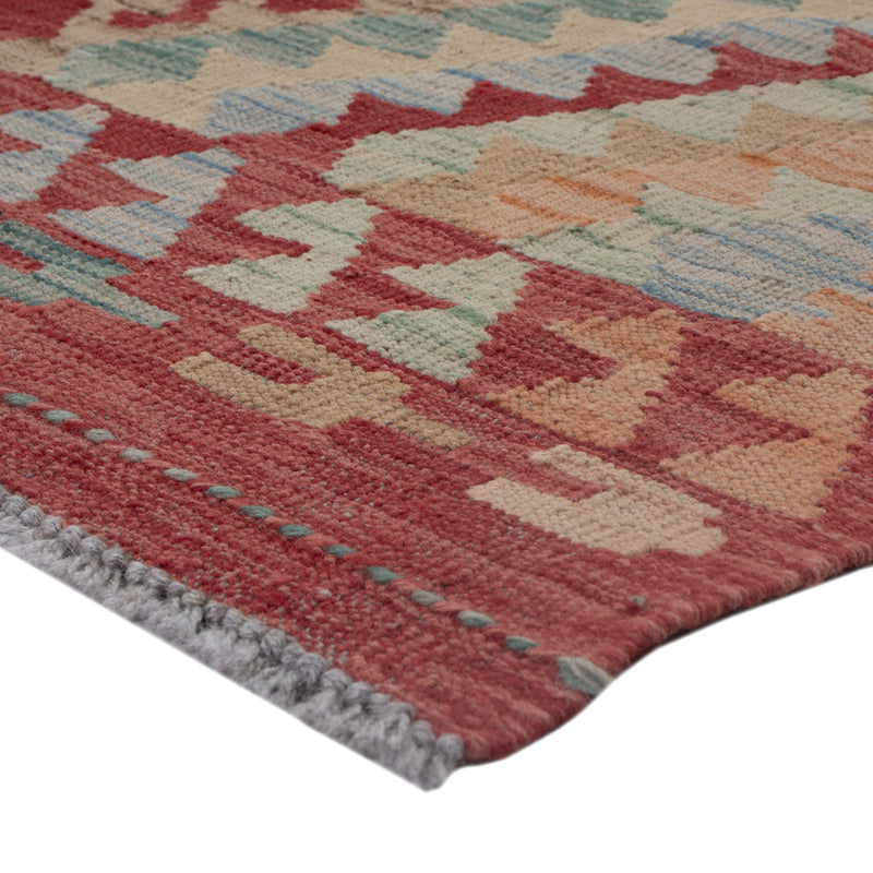 Kelim Teppich - Splash - 113 x 87 cm - mehrfarbig