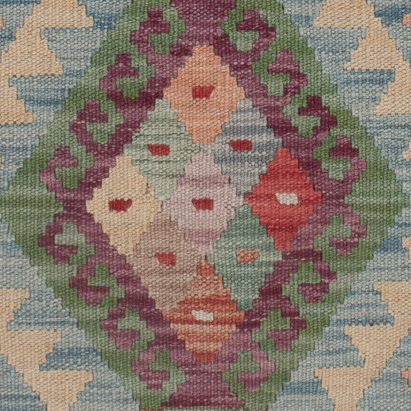 Dywan Kelim - Splash - 128 x 89 cm - wielokolorowy