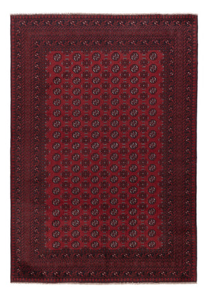 Afghan Teppich - Filpa - 283 x 202 cm - dunkelrot