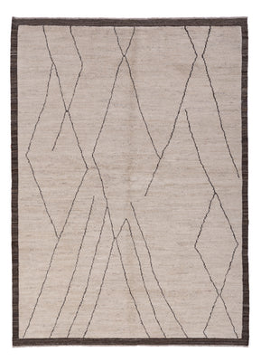 Dywan berberyjski - 239 x 172 cm - jasnoszary