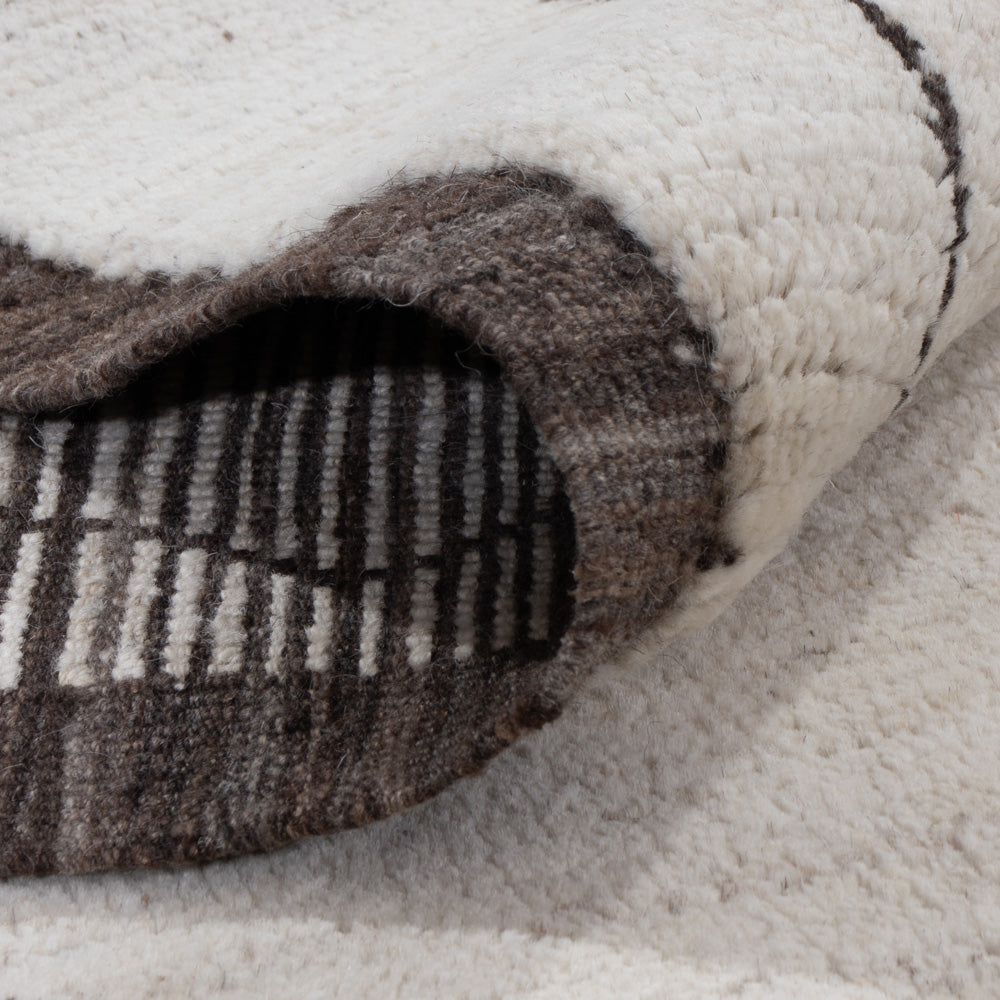 Dywan berberyjski - 239 x 172 cm - jasnoszary