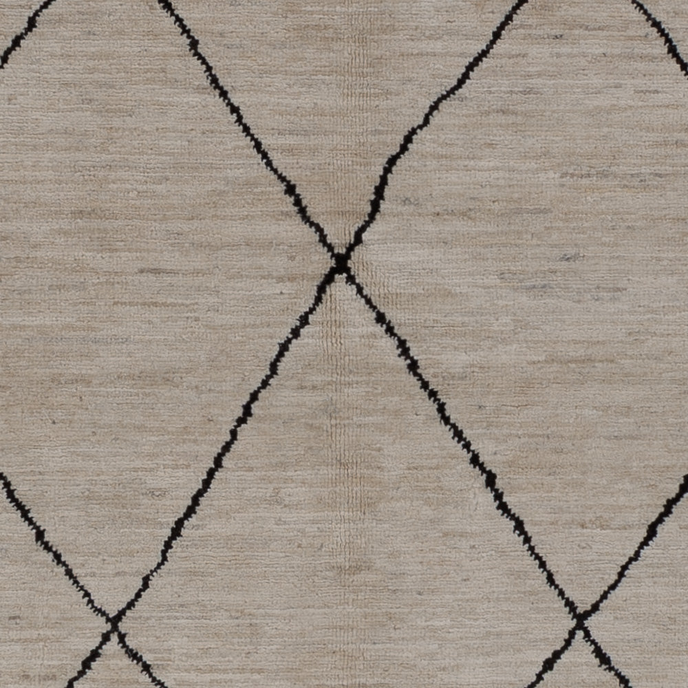 Dywan berberyjski - 235 x 175 cm - szary