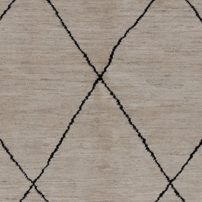 Dywan berberyjski - 235 x 175 cm - szary