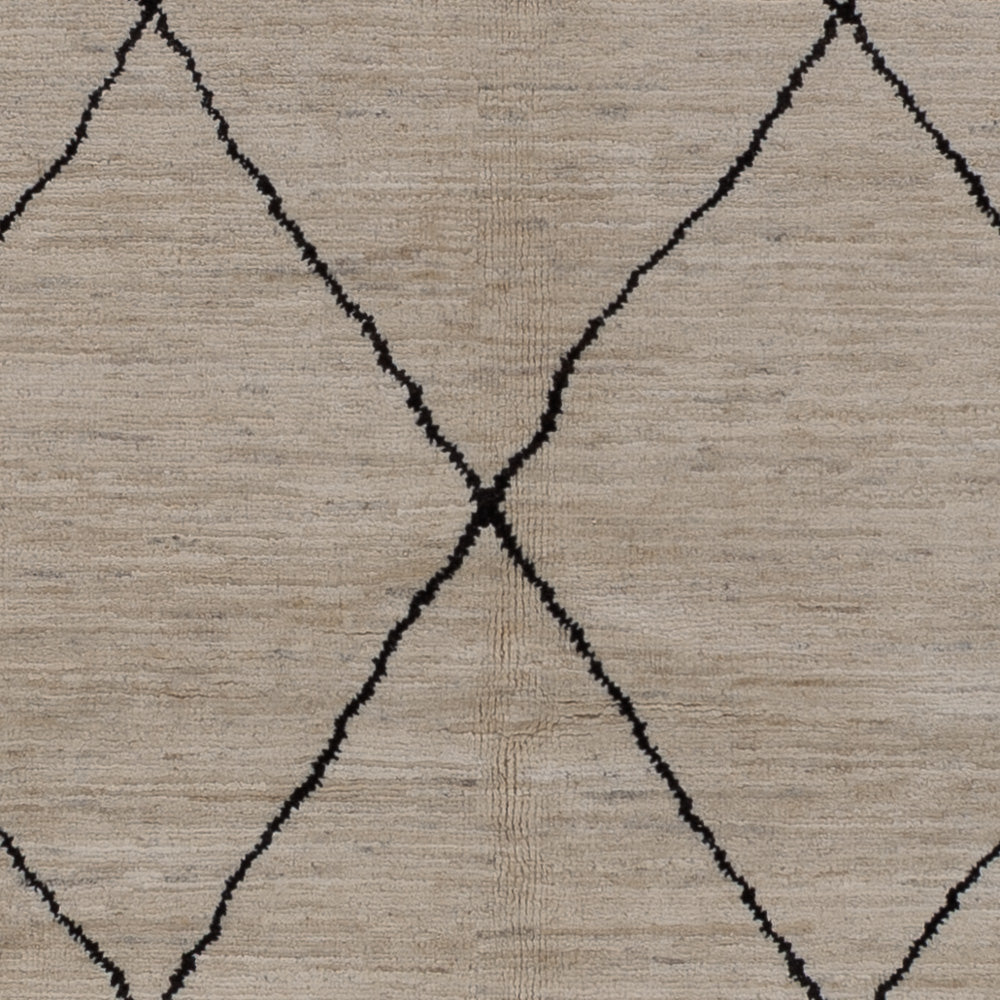 Dywan berberyjski - 235 x 175 cm - szary