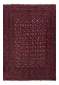 Afghan Teppich - Filpa - 238 x 166 cm - dunkelrot