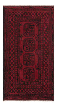 Läufer Afghan - Filpa - 189 x 102 cm - dunkelrot